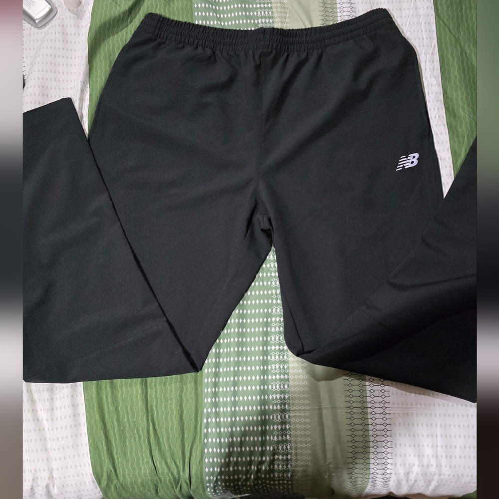 Black New Balance sweat pants